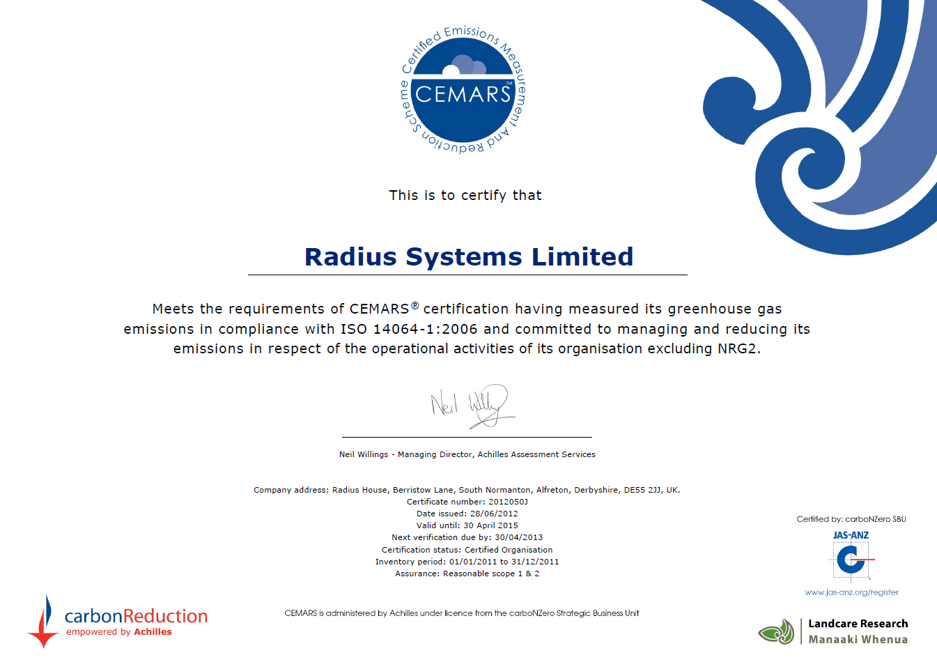 CEMARS Corporate Social Responsibility