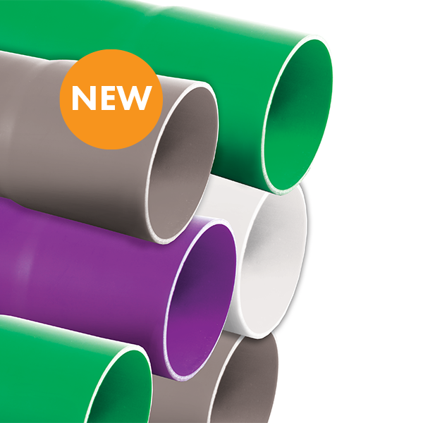 An assortment of PP (Polypropylene) main duct