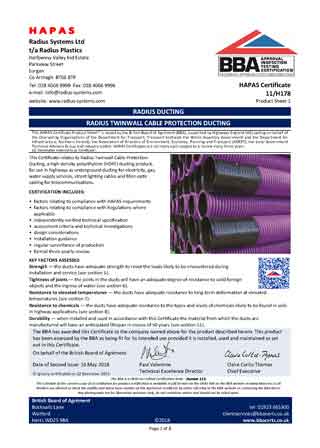 BBA-Cert-H178---Radius-Twinwalljpeg Corporate Social Responsibility