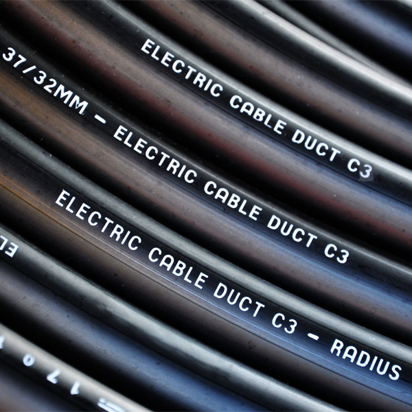 Electric Cable Duct Black